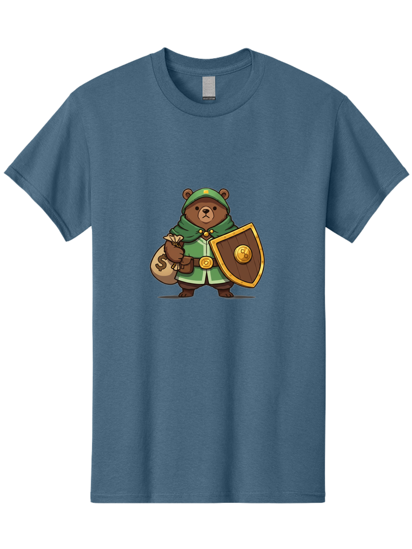 Bear-Warrior-2 Men'S Graphic Tee, 100% Cotton, Comfortable Casual Summer Wear, Machine Washable, Vintage Camera, Old Camera, Antique Camera, Black Camera, Classic Photography, Photography Equipment, Nostalgic Device, Film Camera, Camera Art Bae868