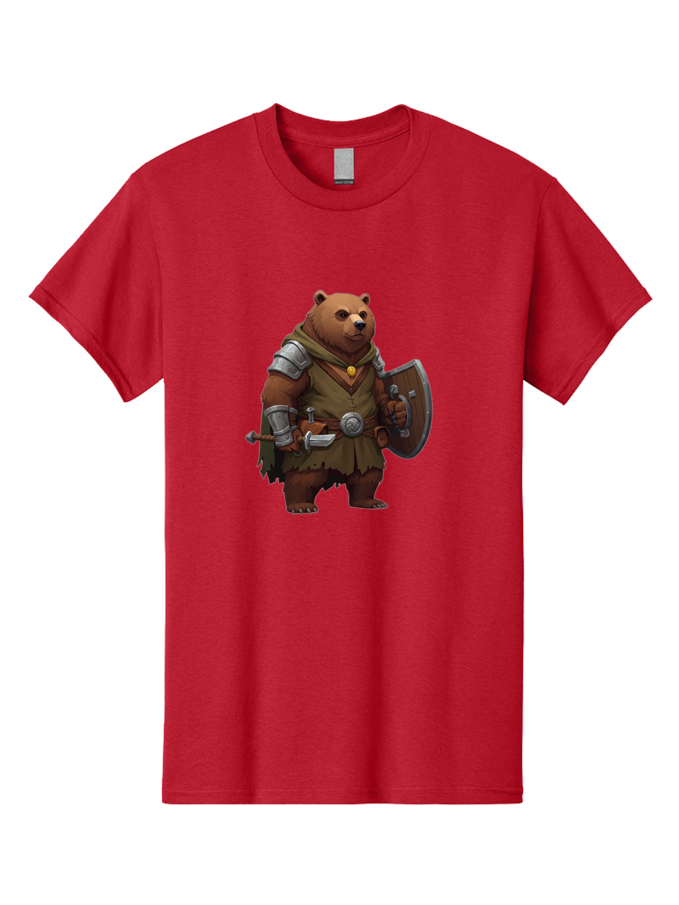Bear-Warrior Men'S Graphic Tee, 100% Cotton, Comfortable Casual Summer Wear, Machine Washable, Vintage Camera, Old Camera, Antique Camera, Black Camera, Classic Photography, Photography Equipment, Nostalgic Device, Film Camera, Camera Art Bae869