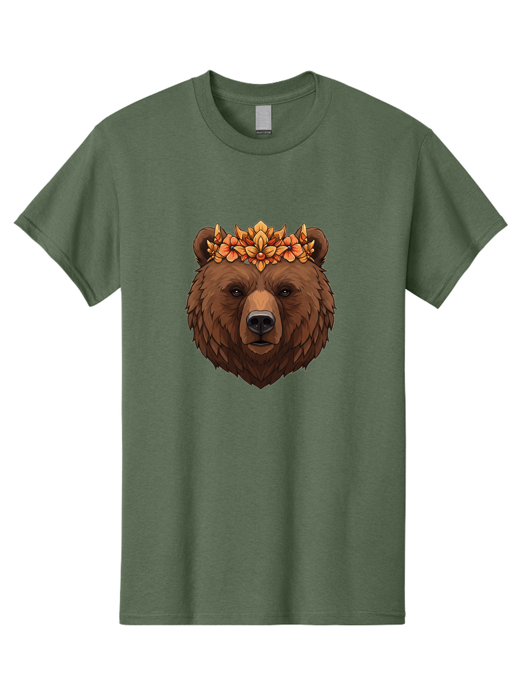 Bear-With-Floral-Crown Men'S Graphic Tee, 100% Cotton, Comfortable Casual Summer Wear, Machine Washable, Vintage Camera, Old Camera, Antique Camera, Black Camera, Classic Photography, Photography Equipment, Nostalgic Device, Film Camera, Camera Art Bae872