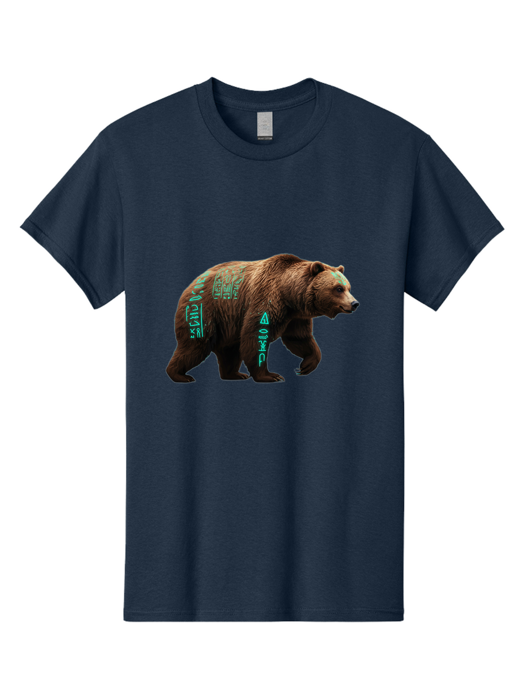 Bear-With-Hieroglyphics Men'S Graphic Tee, 100% Cotton, Comfortable Casual Summer Wear, Machine Washable, Vintage Camera, Old Camera, Antique Camera, Black Camera, Classic Photography, Photography Equipment, Nostalgic Device, Film Camera, Bae877