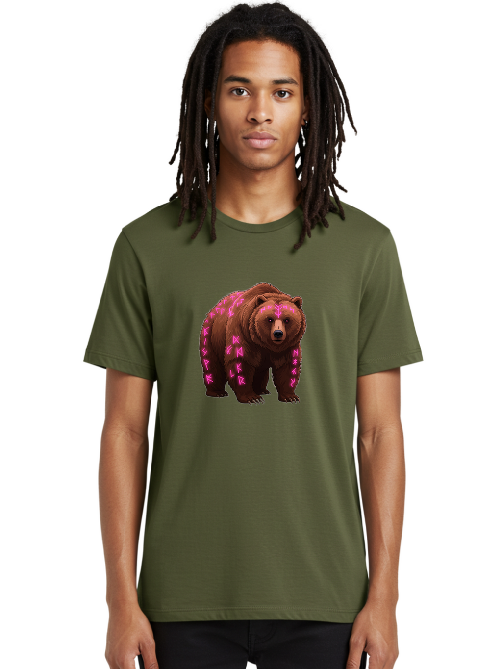 Bear-With-Pink-Symbols Men'S Graphic Tee, 100% Cotton, Comfortable Casual Summer Wear, Machine Washable, Vintage Camera, Old Camera, Antique Camera, Black Camera, Classic Photography, Photography Equipment, Nostalgic Device, Film Camera, Camera Art Bae883