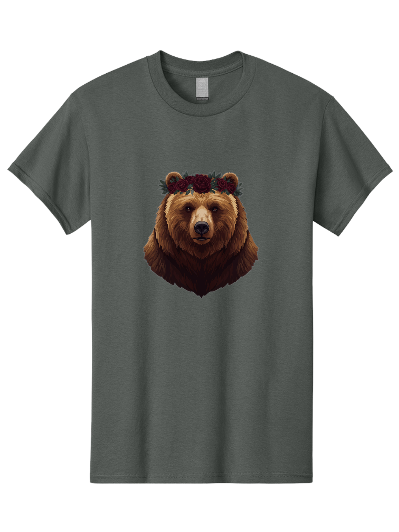 Bear-With-Roses Men'S Graphic Tee, 100% Cotton, Comfortable Casual Summer Wear, Machine Washable, Vintage Camera, Old Camera, Antique Camera, Black Camera, Classic Photography, Photography Equipment, Nostalgic Device, Film Camera, Camera Art Bae884