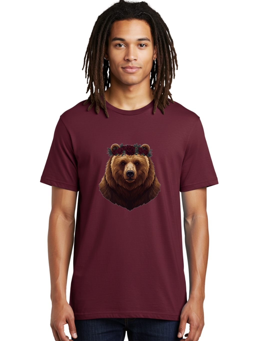 Bear-With-Roses Men'S Graphic Tee, 100% Cotton, Comfortable Casual Summer Wear, Machine Washable, Vintage Camera, Old Camera, Antique Camera, Black Camera, Classic Photography, Photography Equipment, Nostalgic Device, Film Camera, Camera Art Bae884