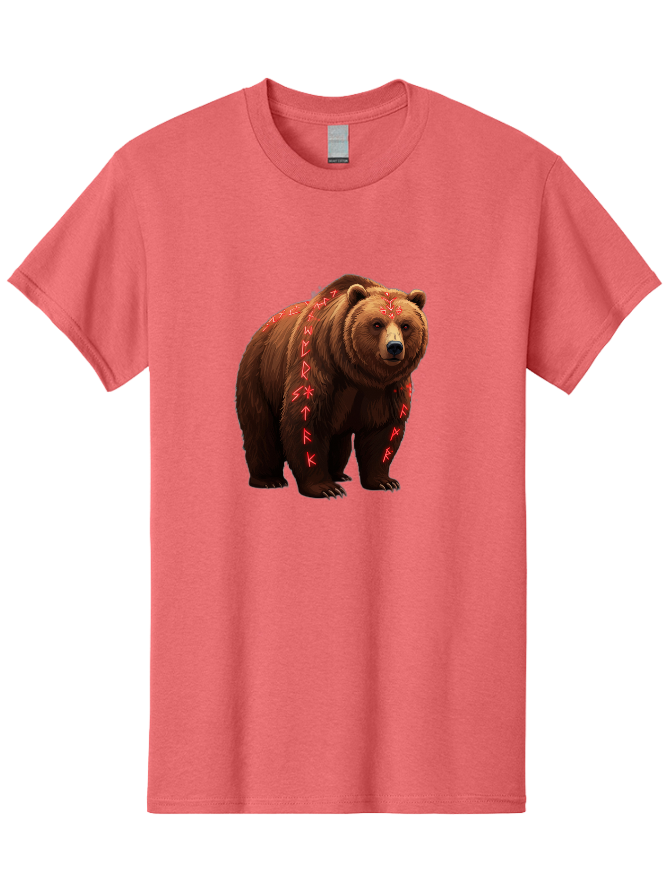 Bear-With-Runic-Symbols Men'S Graphic Tee, 100% Cotton, Comfortable Casual Summer Wear, Machine Washable, Vintage Camera, Old Camera, Antique Camera, Black Camera, Classic Photography, Photography Equipment, Nostalgic Device, Film Camera, Bae885