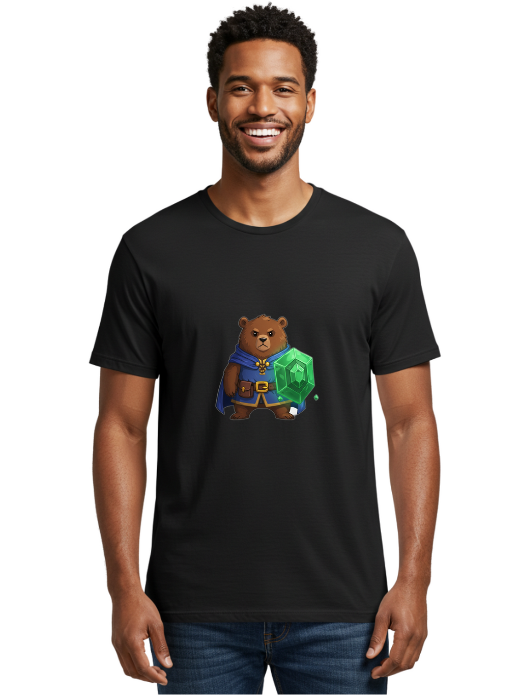 Bear-Wizard Men'S Graphic Tee, 100% Cotton, Comfortable Casual Summer Wear, Machine Washable, Vintage Camera, Old Camera, Antique Camera, Black Camera, Classic Photography, Photography Equipment, Nostalgic Device, Film Camera, Camera Art Bae887