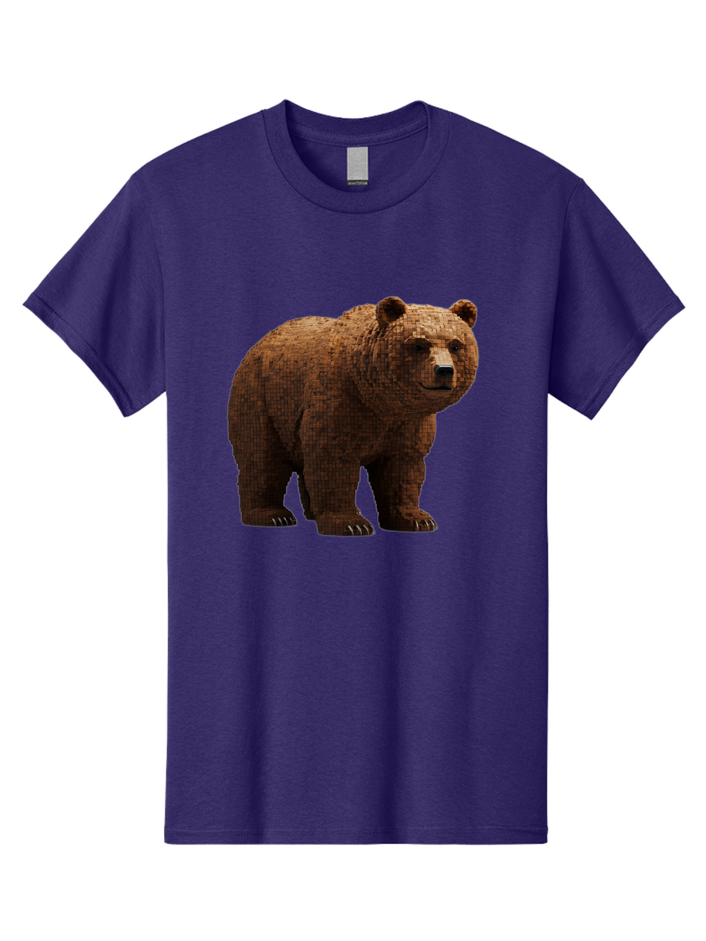 Bear Men'S Graphic Tee, 100% Cotton, Comfortable Casual Summer Wear, Machine Washable, Vintage Camera, Old Camera, Antique Camera, Black Camera, Classic Photography, Photography Equipment, Nostalgic Device, Film Camera, Camera Art Bae888