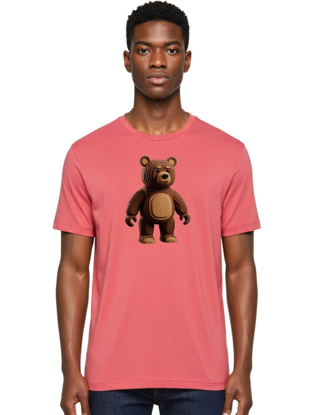 Bearbrick Men'S Graphic Tee, 100% Cotton, Comfortable Casual Summer Wear, Machine Washable, Vintage Camera, Old Camera, Antique Camera, Black Camera, Classic Photography, Photography Equipment, Nostalgic Device, Film Camera, Camera Art Bae890
