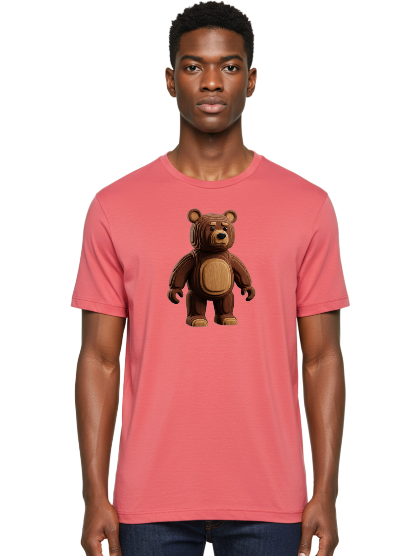 Bearbrick Men'S Graphic Tee, 100% Cotton, Comfortable Casual Summer Wear, Machine Washable, Vintage Camera, Old Camera, Antique Camera, Black Camera, Classic Photography, Photography Equipment, Nostalgic Device, Film Camera, Camera Art Bae890