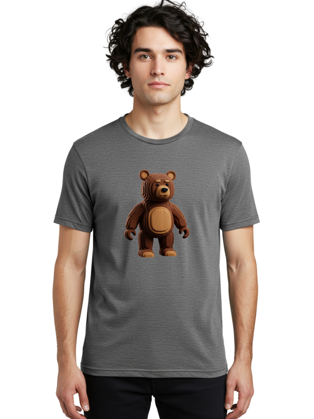 Bearbrick Men'S Graphic Tee, 100% Cotton, Comfortable Casual Summer Wear, Machine Washable, Vintage Camera, Old Camera, Antique Camera, Black Camera, Classic Photography, Photography Equipment, Nostalgic Device, Film Camera, Camera Art Bae890