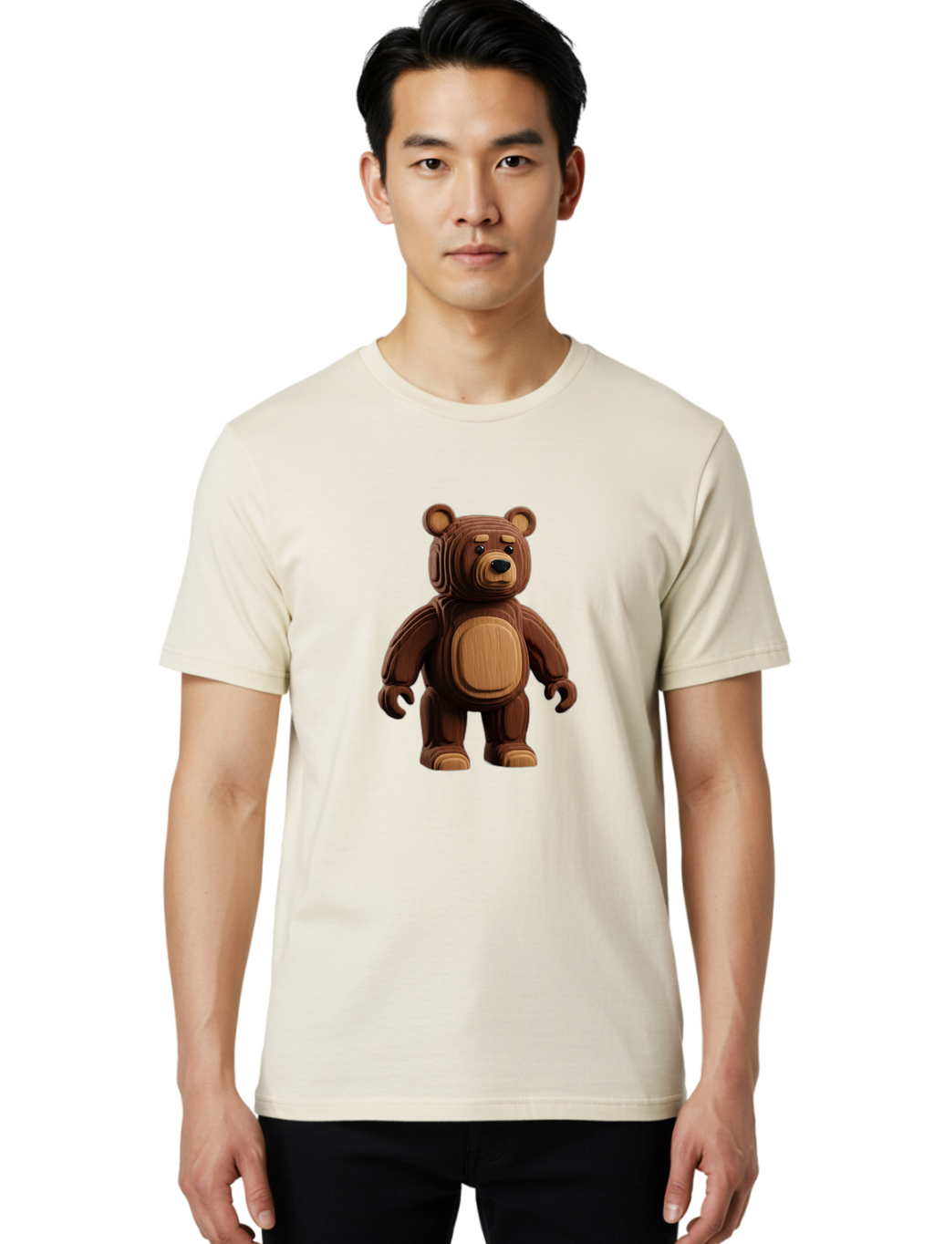 Bearbrick Men'S Graphic Tee, 100% Cotton, Comfortable Casual Summer Wear, Machine Washable, Vintage Camera, Old Camera, Antique Camera, Black Camera, Classic Photography, Photography Equipment, Nostalgic Device, Film Camera, Camera Art Bae890