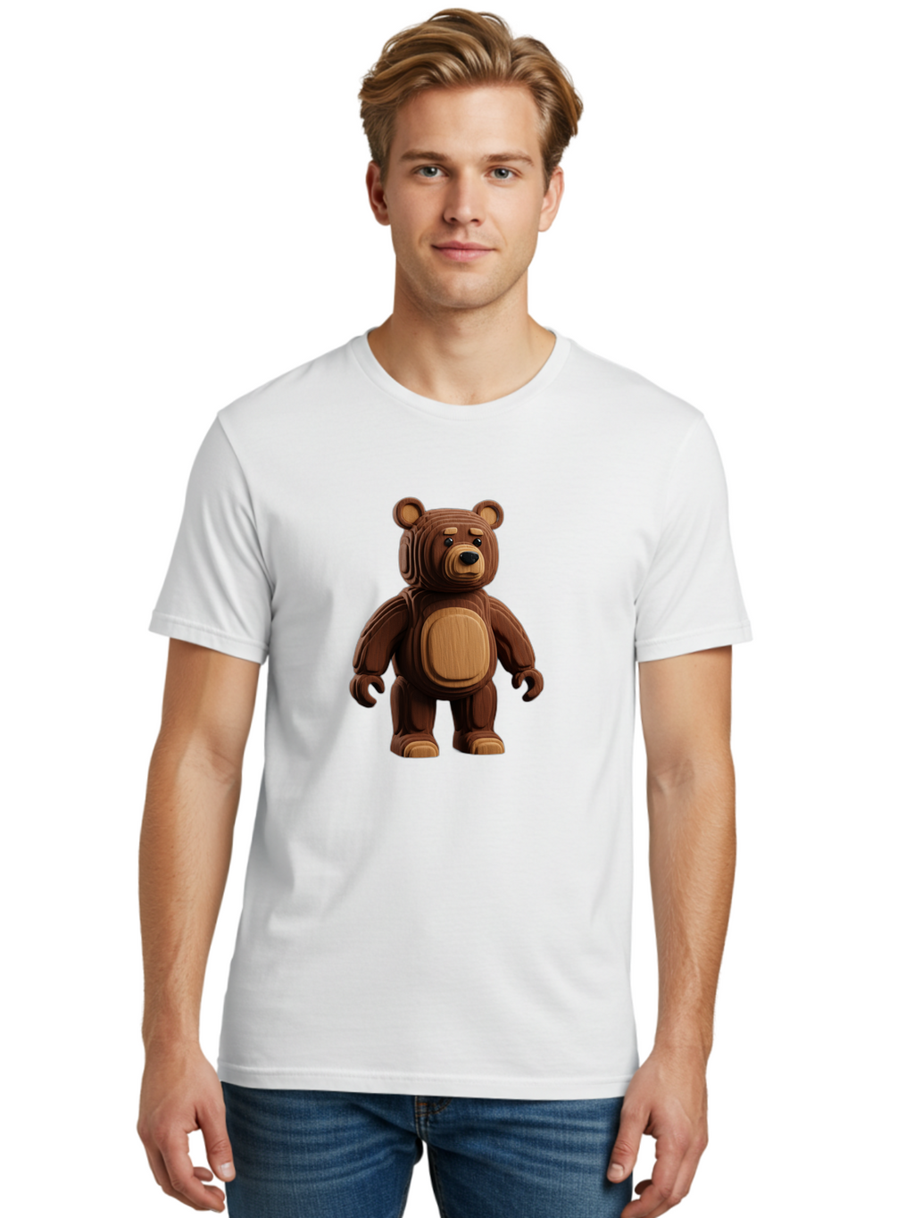 Bearbrick Men'S Graphic Tee, 100% Cotton, Comfortable Casual Summer Wear, Machine Washable, Vintage Camera, Old Camera, Antique Camera, Black Camera, Classic Photography, Photography Equipment, Nostalgic Device, Film Camera, Camera Art Bae890