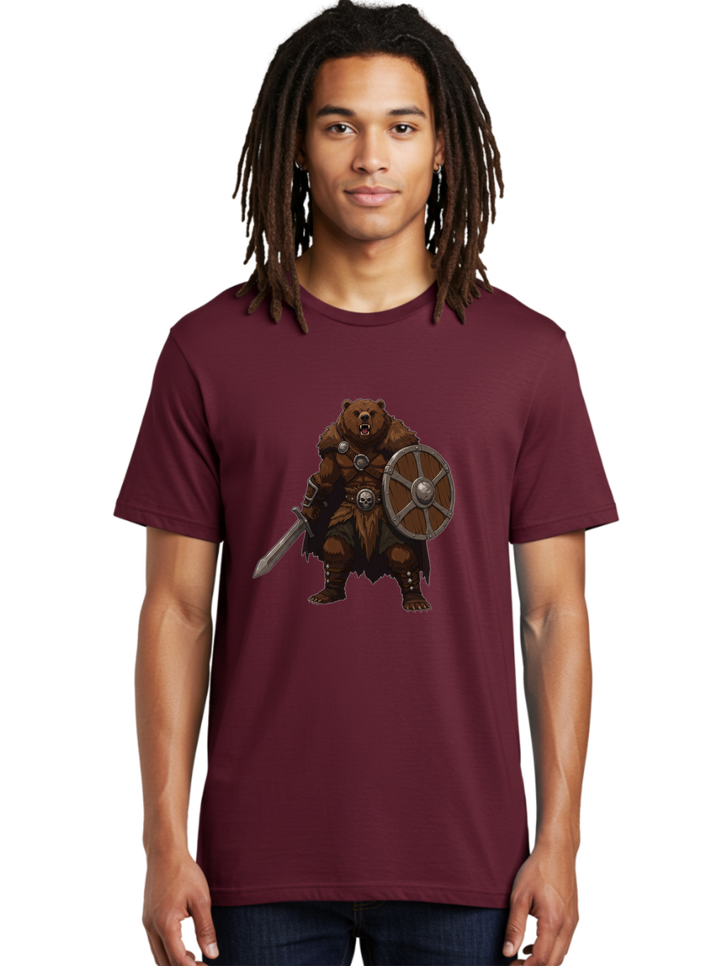 Berserker-Bear Men'S Graphic Tee, 100% Cotton, Comfortable Casual Summer Wear, Machine Washable, Vintage Camera, Old Camera, Antique Camera, Black Camera, Classic Photography, Photography Equipment, Nostalgic Device, Film Camera, Camera Art Bae891