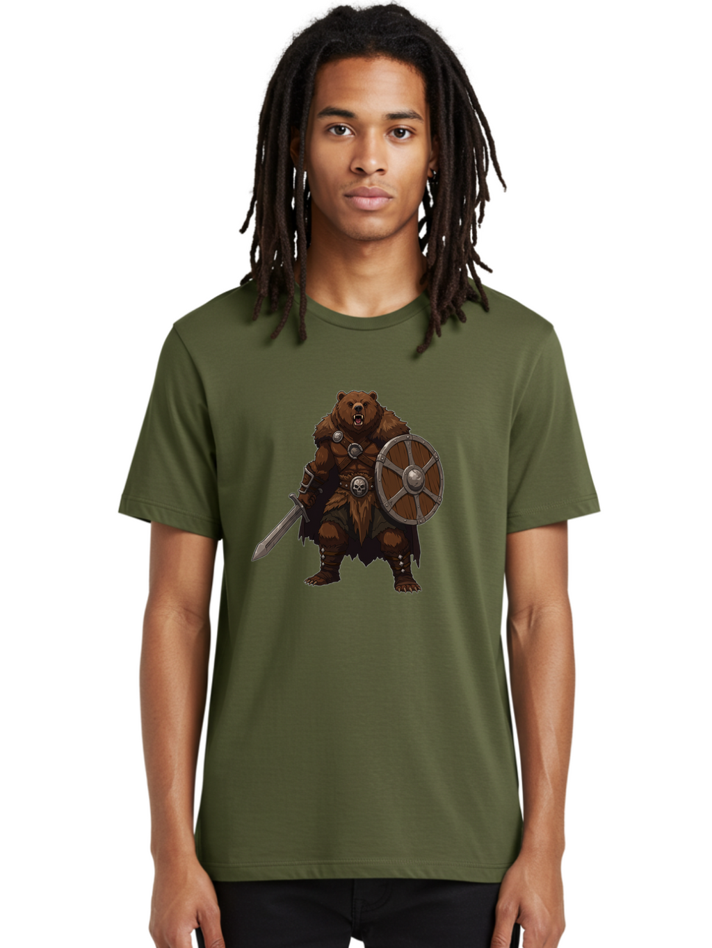 Berserker-Bear Men'S Graphic Tee, 100% Cotton, Comfortable Casual Summer Wear, Machine Washable, Vintage Camera, Old Camera, Antique Camera, Black Camera, Classic Photography, Photography Equipment, Nostalgic Device, Film Camera, Camera Art Bae891