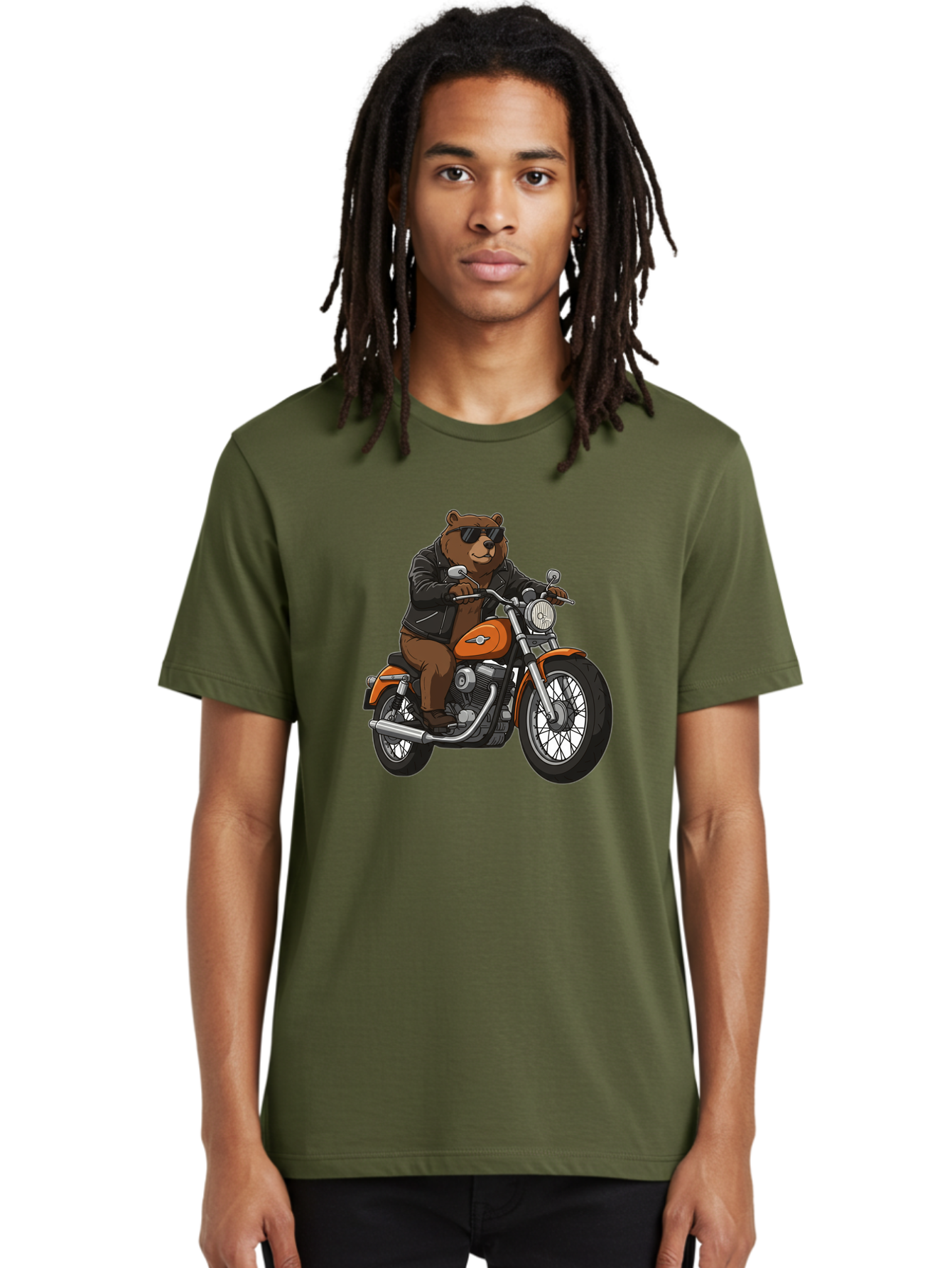 Biker-Bear Men'S Graphic Tee, 100% Cotton, Comfortable Casual Summer Wear, Machine Washable, Vintage Camera, Old Camera, Antique Camera, Black Camera, Classic Photography, Photography Equipment, Nostalgic Device, Film Camera, Camera Art Bae893
