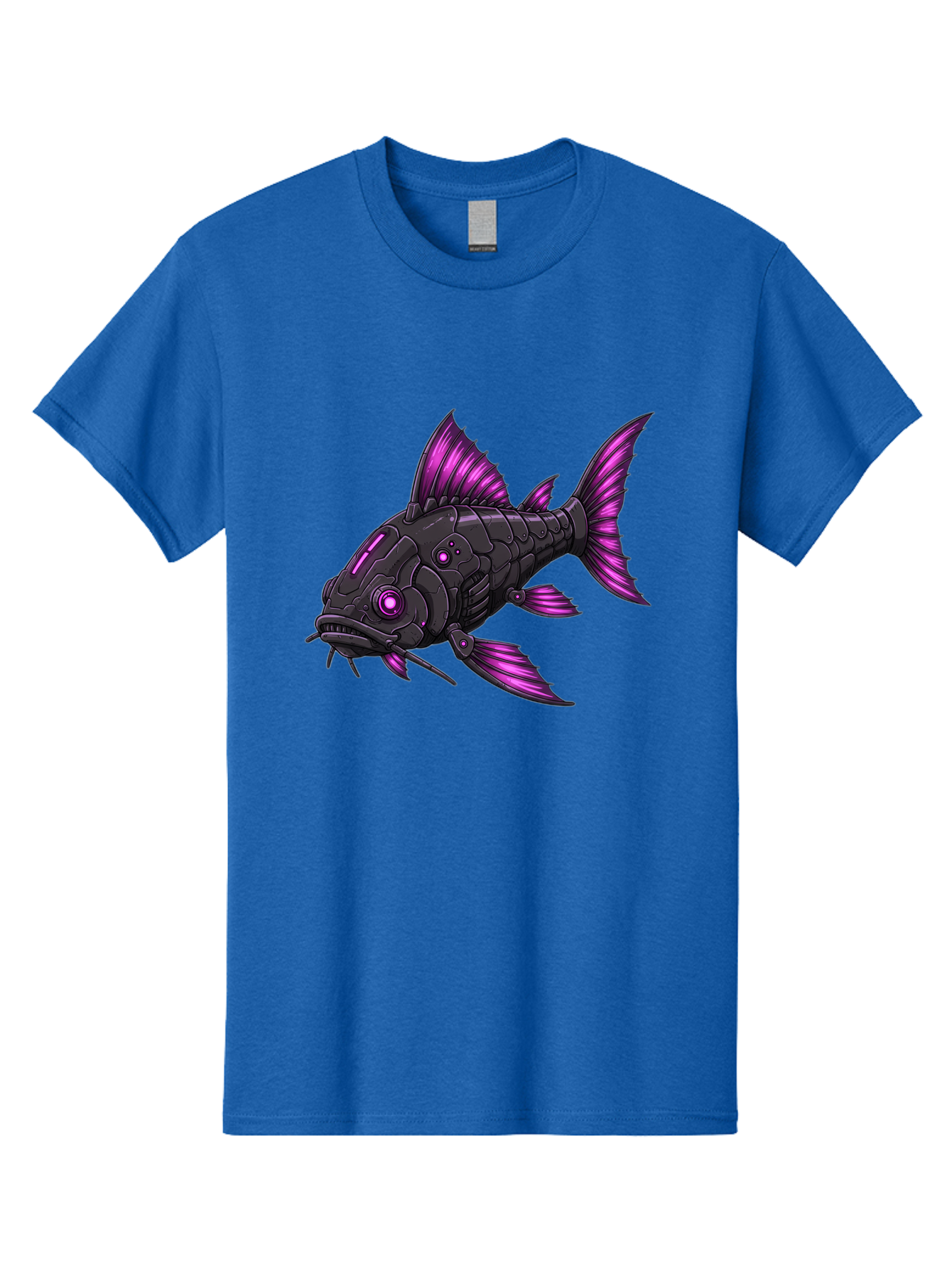 Black-Fish-With-Purple-Fins Men'S Graphic Tee, 100% Cotton, Comfortable Casual Summer Wear, Machine Washable, Vintage Camera, Old Camera, Antique Camera, Black Camera, Classic Photography, Photography Equipment, Nostalgic Device, Film Camera, Bae896