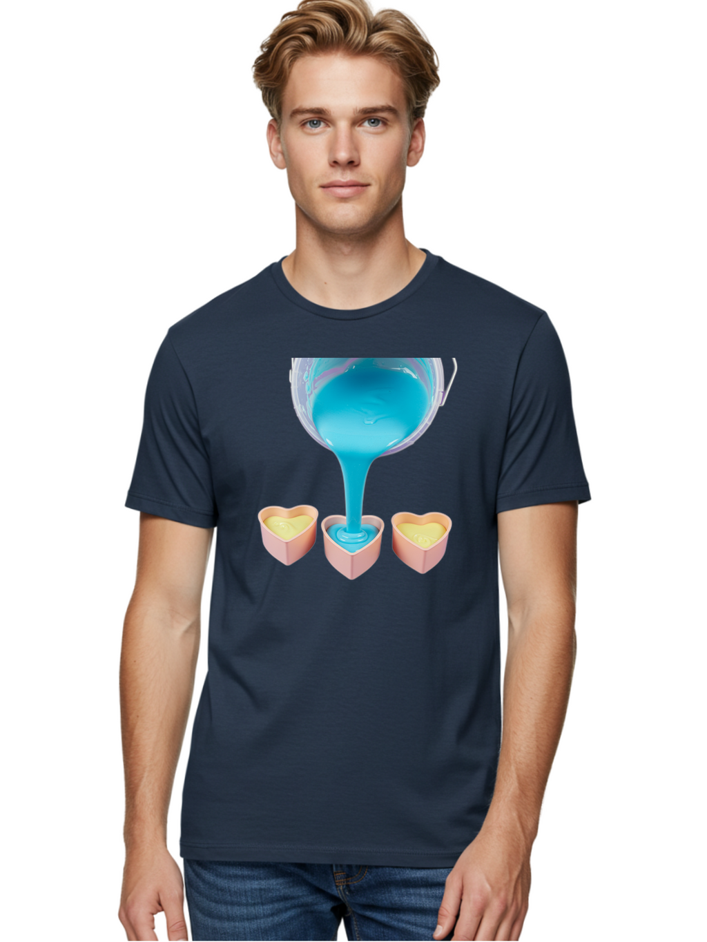Blue-Slime-Pouring Men'S Graphic Tee, 100% Cotton, Comfortable Casual Summer Wear, Machine Washable, Vintage Camera, Old Camera, Antique Camera, Black Camera, Classic Photography, Photography Equipment, Nostalgic Device, Film Camera, Camera Art Bae897