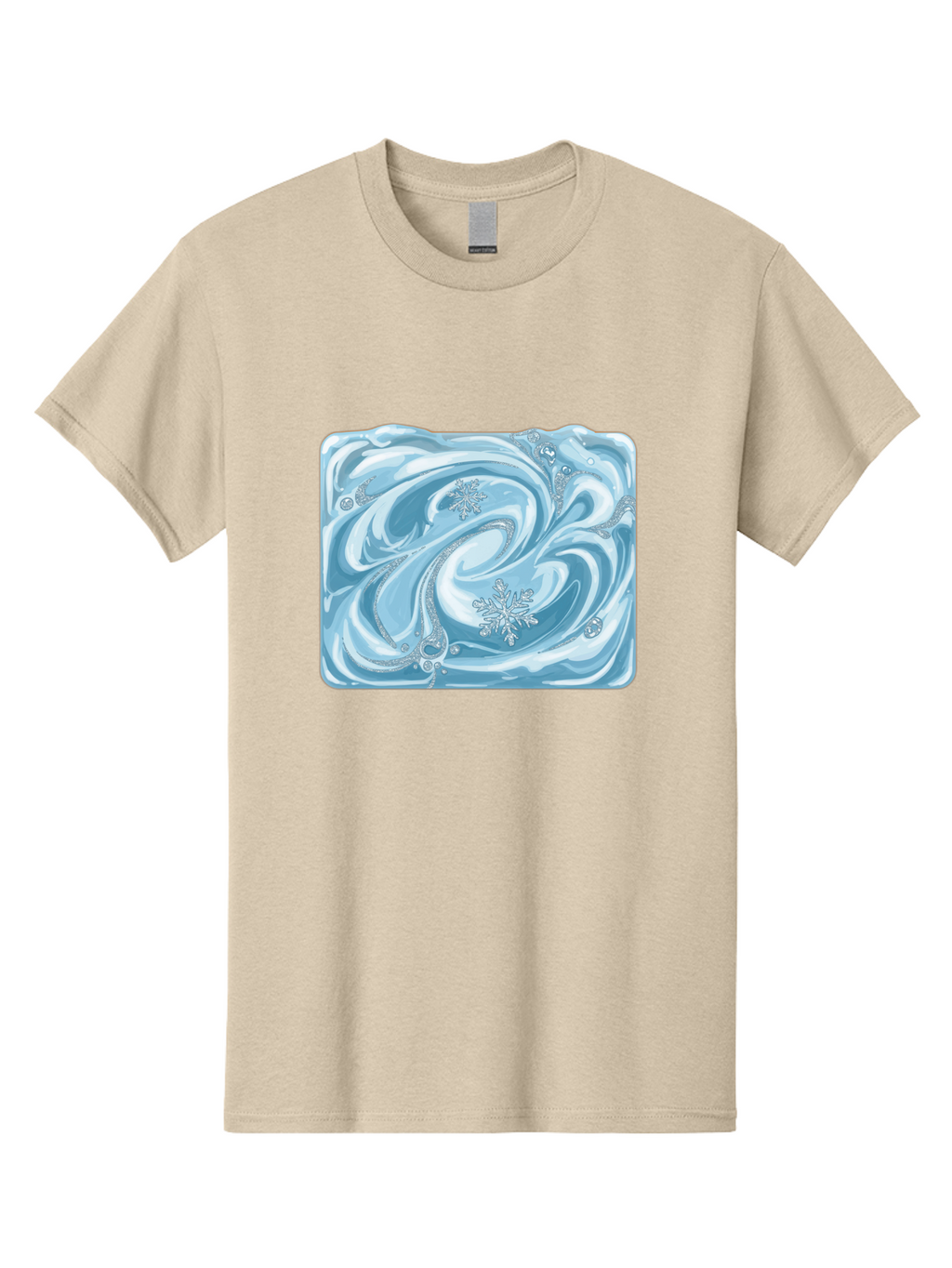 Blue-Swirl-Snowflakes Men'S Graphic Tee, 100% Cotton, Comfortable Casual Summer Wear, Machine Washable, Vintage Camera, Old Camera, Antique Camera, Black Camera, Classic Photography, Photography Equipment, Nostalgic Device, Film Camera, Camera Art Bae898