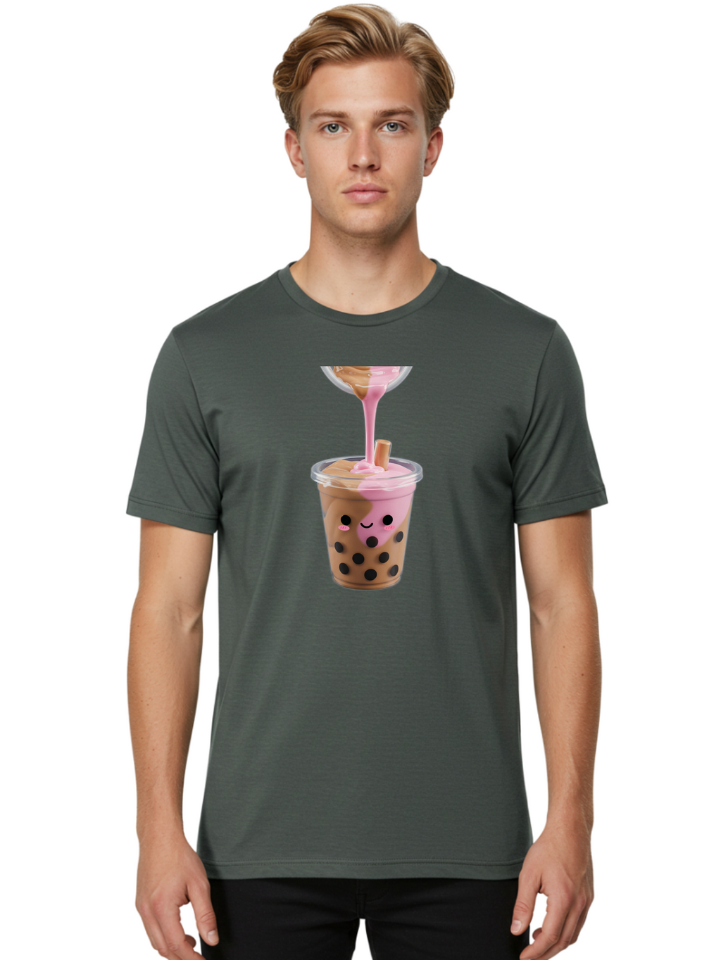 Boba-Tea Men'S Graphic Tee, 100% Cotton, Comfortable Casual Summer Wear, Machine Washable, Vintage Camera, Old Camera, Antique Camera, Black Camera, Classic Photography, Photography Equipment, Nostalgic Device, Film Camera, Camera Art Bae899