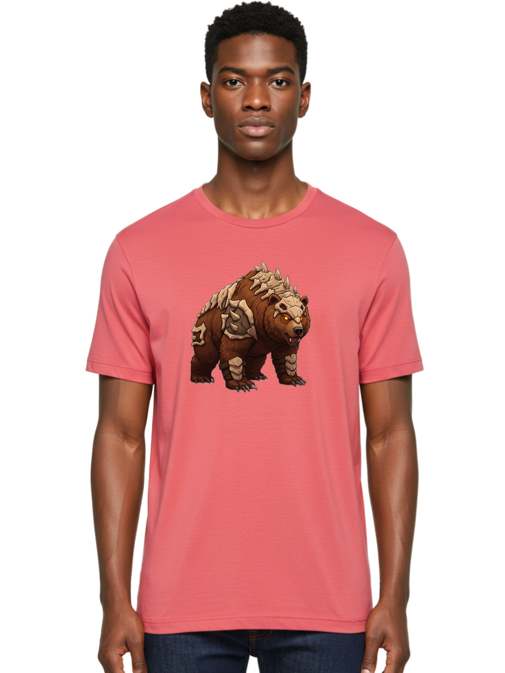 Bone-Bear Men'S Graphic Tee, 100% Cotton, Comfortable Casual Summer Wear, Machine Washable, Vintage Camera, Old Camera, Antique Camera, Black Camera, Classic Photography, Photography Equipment, Nostalgic Device, Film Camera, Camera Art Bae900