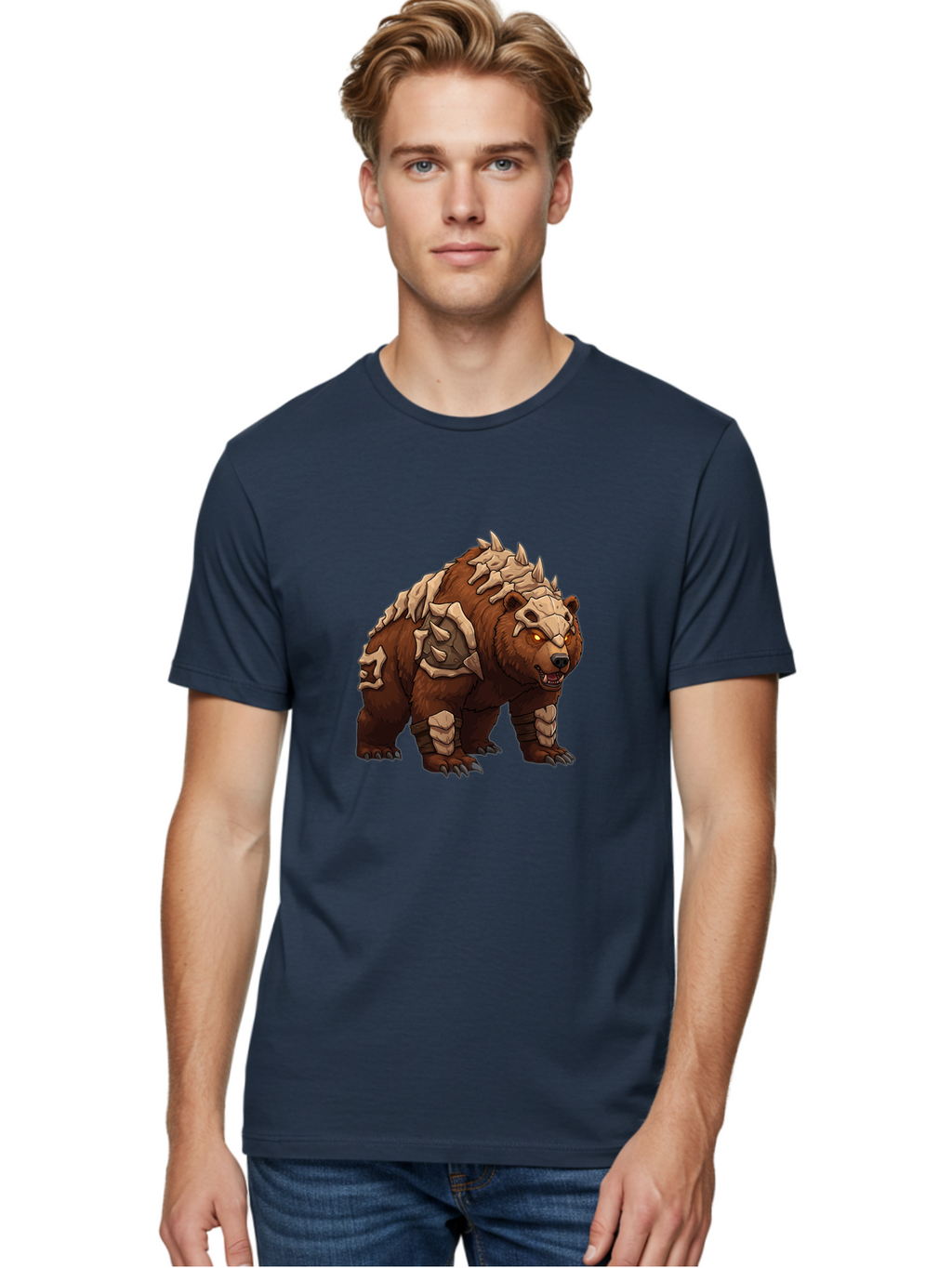 Bone-Bear Men'S Graphic Tee, 100% Cotton, Comfortable Casual Summer Wear, Machine Washable, Vintage Camera, Old Camera, Antique Camera, Black Camera, Classic Photography, Photography Equipment, Nostalgic Device, Film Camera, Camera Art Bae900