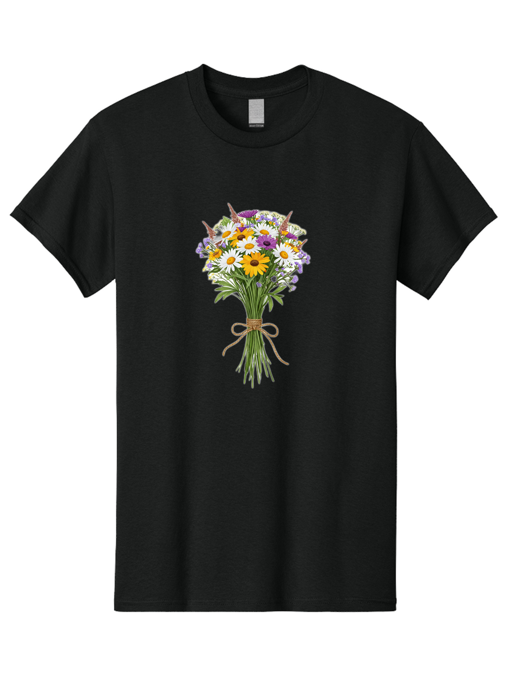 Bouquet-Of-Wildflowers Men'S Graphic Tee, 100% Cotton, Comfortable Casual Summer Wear, Machine Washable, Vintage Camera, Old Camera, Antique Camera, Black Camera, Classic Photography, Photography Equipment, Nostalgic Device, Film Camera, Bae904