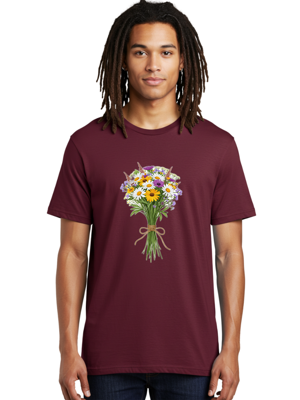 Bouquet-Of-Wildflowers Men'S Graphic Tee, 100% Cotton, Comfortable Casual Summer Wear, Machine Washable, Vintage Camera, Old Camera, Antique Camera, Black Camera, Classic Photography, Photography Equipment, Nostalgic Device, Film Camera, Bae904