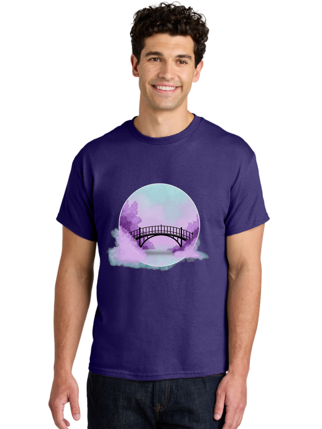 Bridge Men'S Graphic Tee, 100% Cotton, Comfortable Casual Summer Wear, Machine Washable, Vintage Camera, Old Camera, Antique Camera, Black Camera, Classic Photography, Photography Equipment, Nostalgic Device, Film Camera, Camera Art Bae907