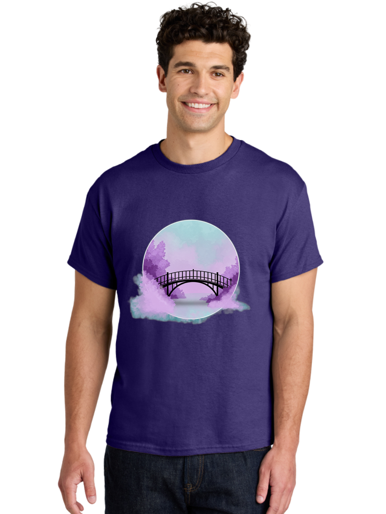 Bridge Men'S Graphic Tee, 100% Cotton, Comfortable Casual Summer Wear, Machine Washable, Vintage Camera, Old Camera, Antique Camera, Black Camera, Classic Photography, Photography Equipment, Nostalgic Device, Film Camera, Camera Art Bae907