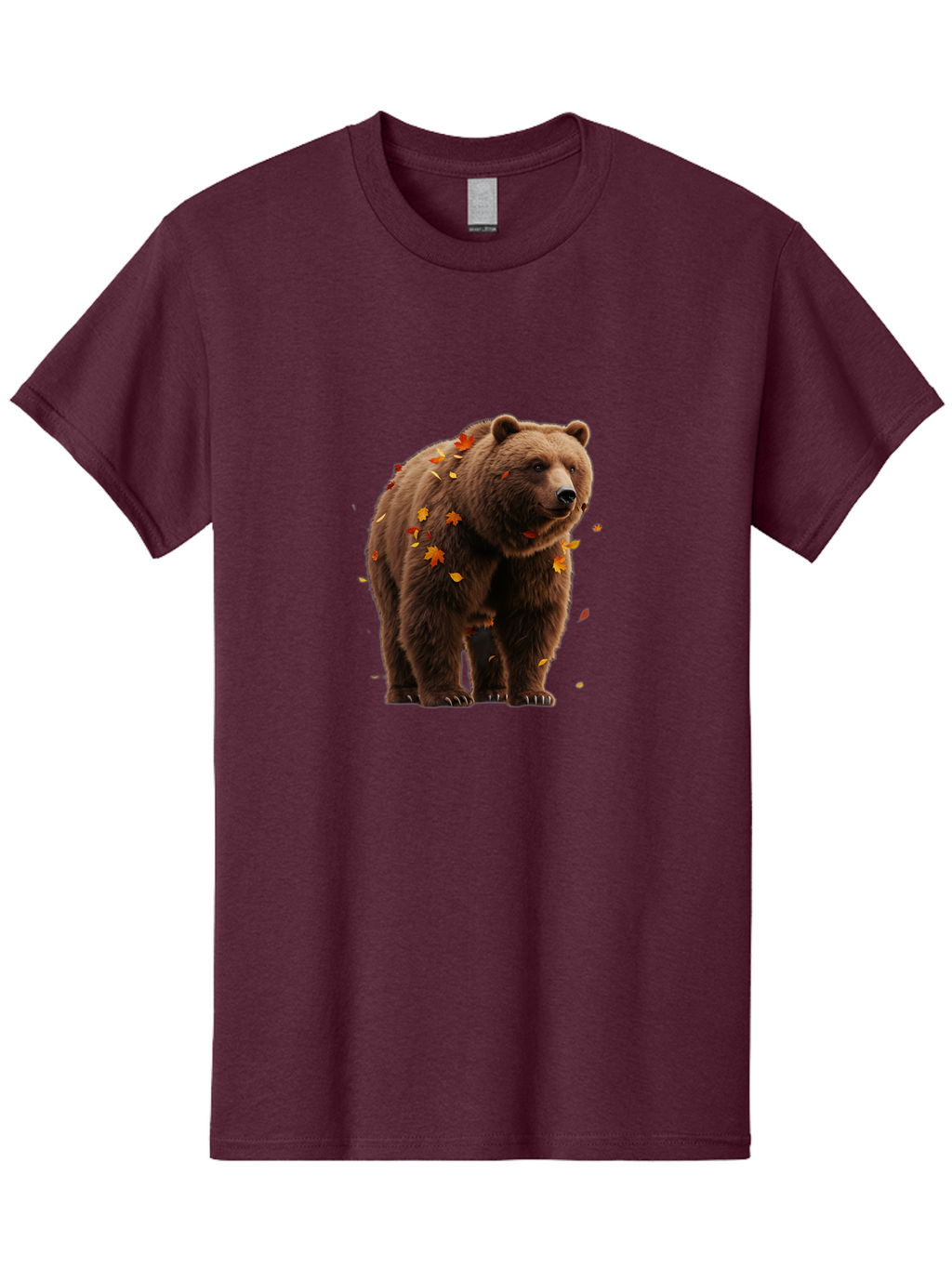 Brown-Bear-5 Men'S Graphic Tee, 100% Cotton, Comfortable Casual Summer Wear, Machine Washable, Vintage Camera, Old Camera, Antique Camera, Black Camera, Classic Photography, Photography Equipment, Nostalgic Device, Film Camera, Camera Art Bae912
