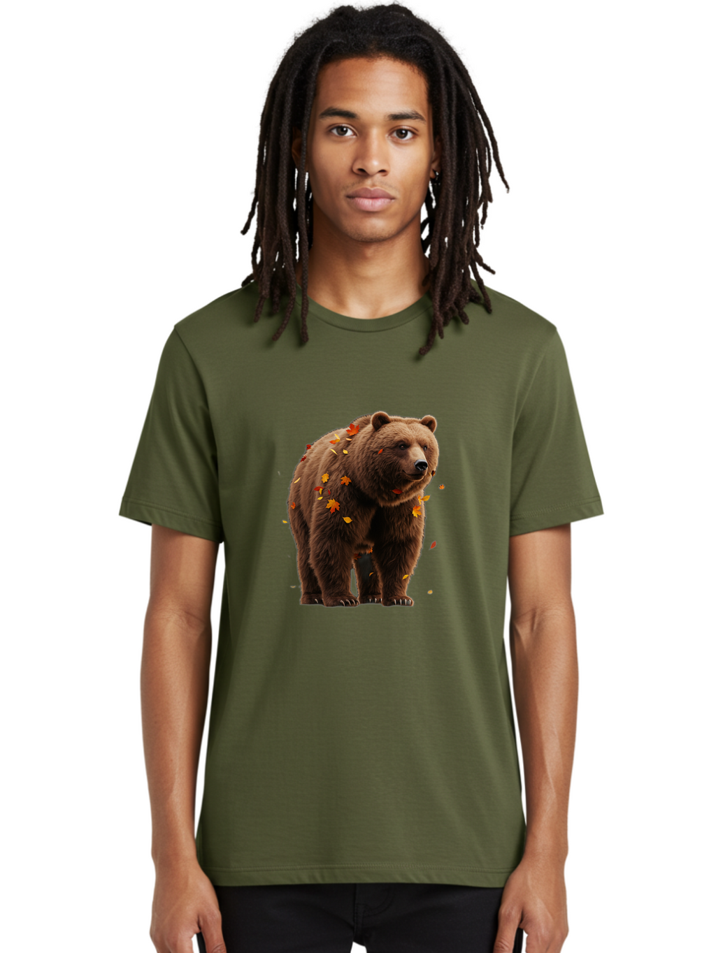 Brown-Bear-5 Men'S Graphic Tee, 100% Cotton, Comfortable Casual Summer Wear, Machine Washable, Vintage Camera, Old Camera, Antique Camera, Black Camera, Classic Photography, Photography Equipment, Nostalgic Device, Film Camera, Camera Art Bae912