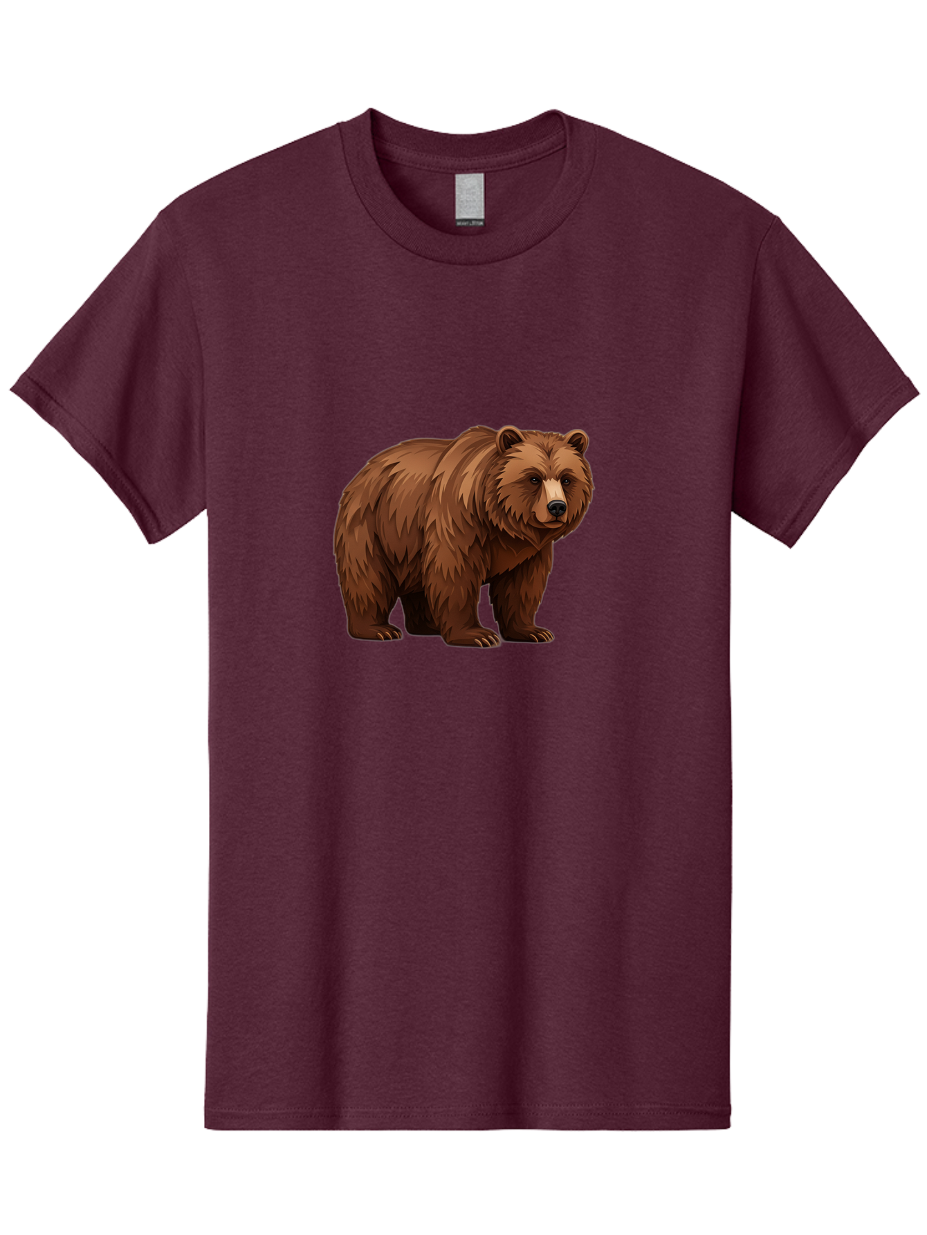 Brown-Bear-7 Men'S Graphic Tee, 100% Cotton, Comfortable Casual Summer Wear, Machine Washable, Vintage Camera, Old Camera, Antique Camera, Black Camera, Classic Photography, Photography Equipment, Nostalgic Device, Film Camera, Camera Art Bae914