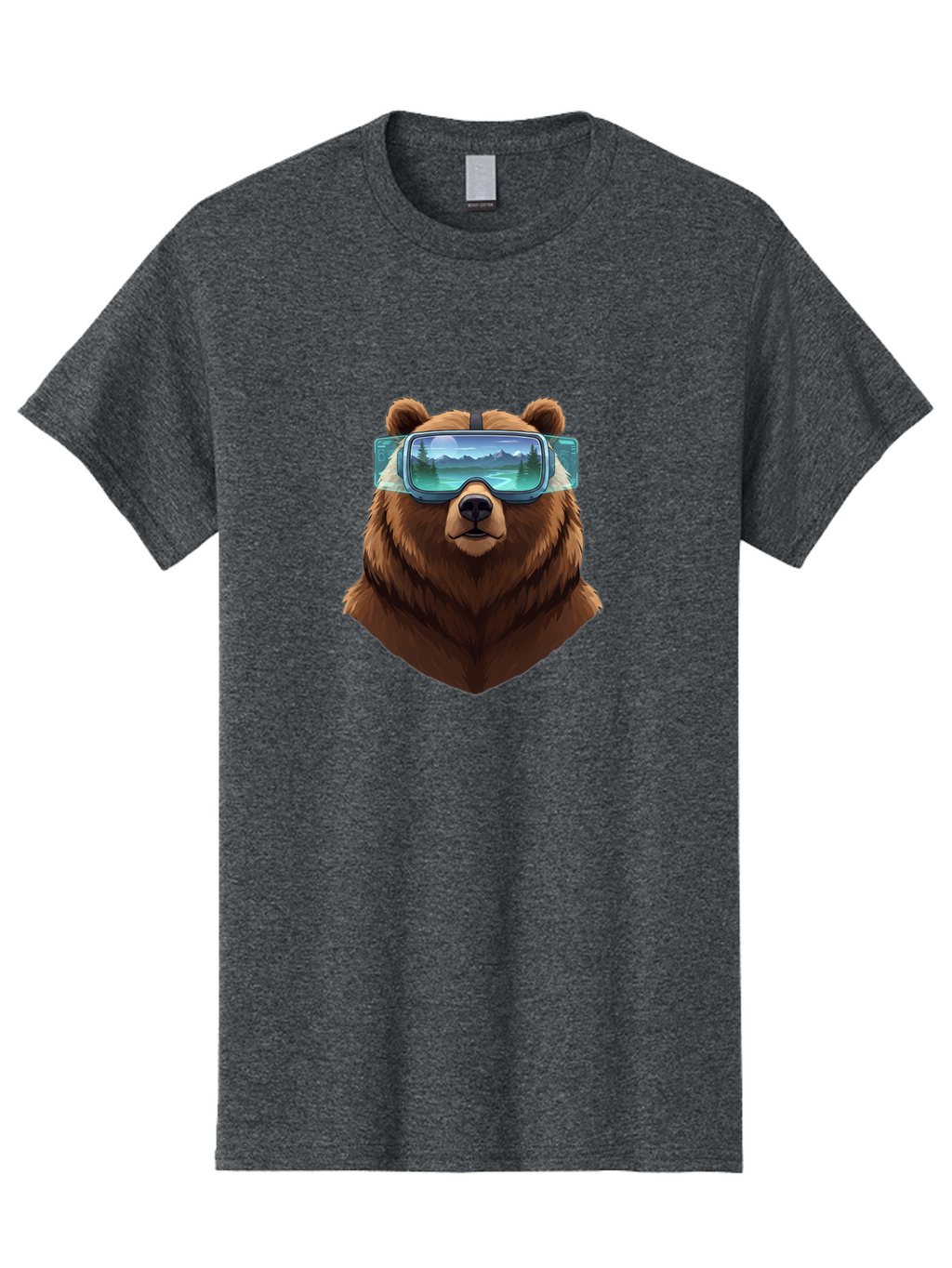 Brown-Bear-Goggles Men'S Graphic Tee, 100% Cotton, Comfortable Casual Summer Wear, Machine Washable, Vintage Camera, Old Camera, Antique Camera, Black Camera, Classic Photography, Photography Equipment, Nostalgic Device, Film Camera, Bae920