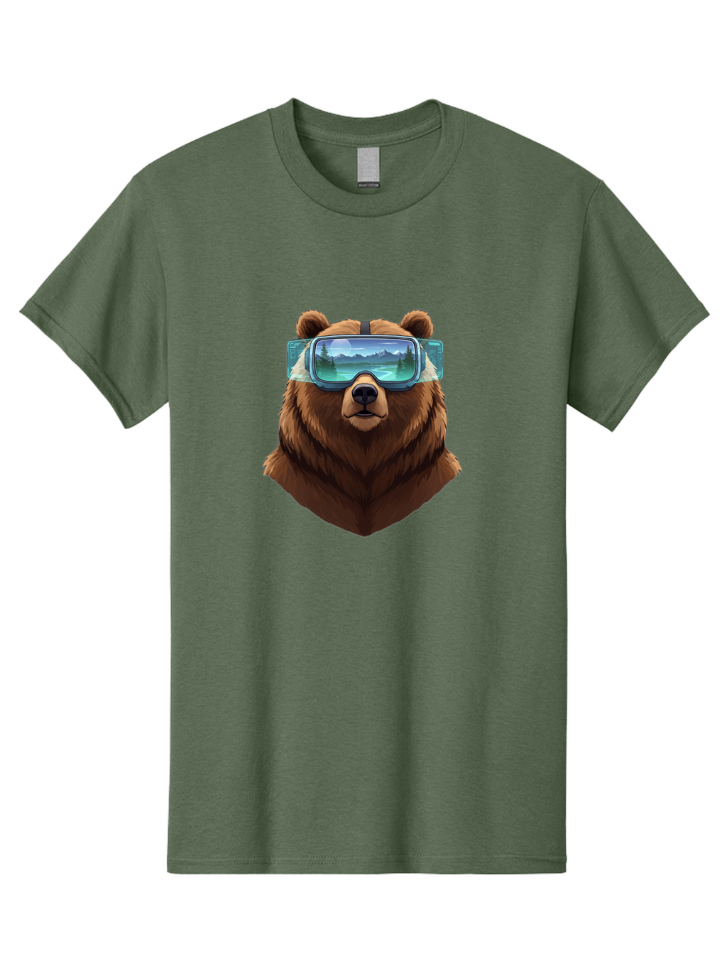 Brown-Bear-Goggles Men'S Graphic Tee, 100% Cotton, Comfortable Casual Summer Wear, Machine Washable, Vintage Camera, Old Camera, Antique Camera, Black Camera, Classic Photography, Photography Equipment, Nostalgic Device, Film Camera, Bae920