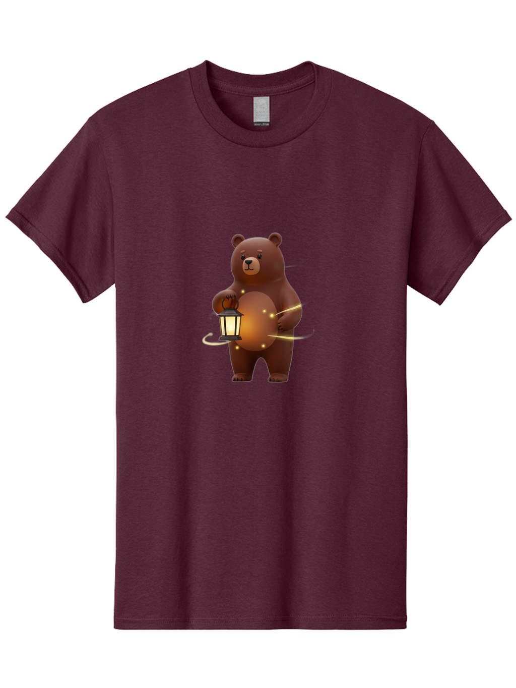 Brown-Bear-Lantern Men'S Graphic Tee, 100% Cotton, Comfortable Casual Summer Wear, Machine Washable, Vintage Camera, Old Camera, Antique Camera, Black Camera, Classic Photography, Photography Equipment, Nostalgic Device, Film Camera, Bae923