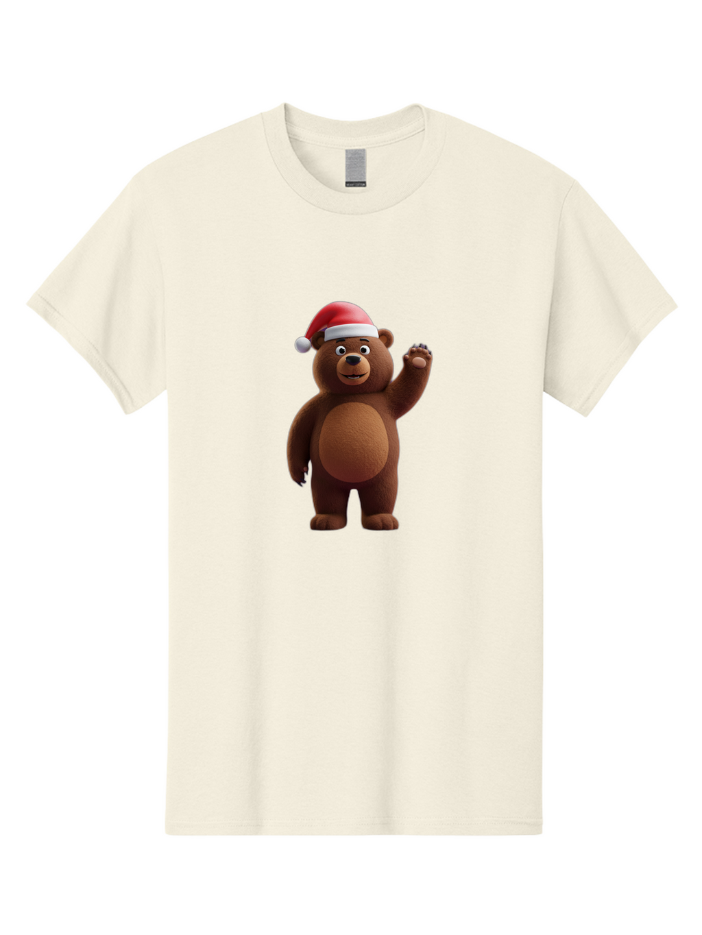 Brown-Bear-Santa-Hat-1 Men'S Graphic Tee, 100% Cotton, Comfortable Casual Summer Wear, Machine Washable, Vintage Camera, Old Camera, Antique Camera, Black Camera, Classic Photography, Photography Equipment, Nostalgic Device, Film Camera, Bae924