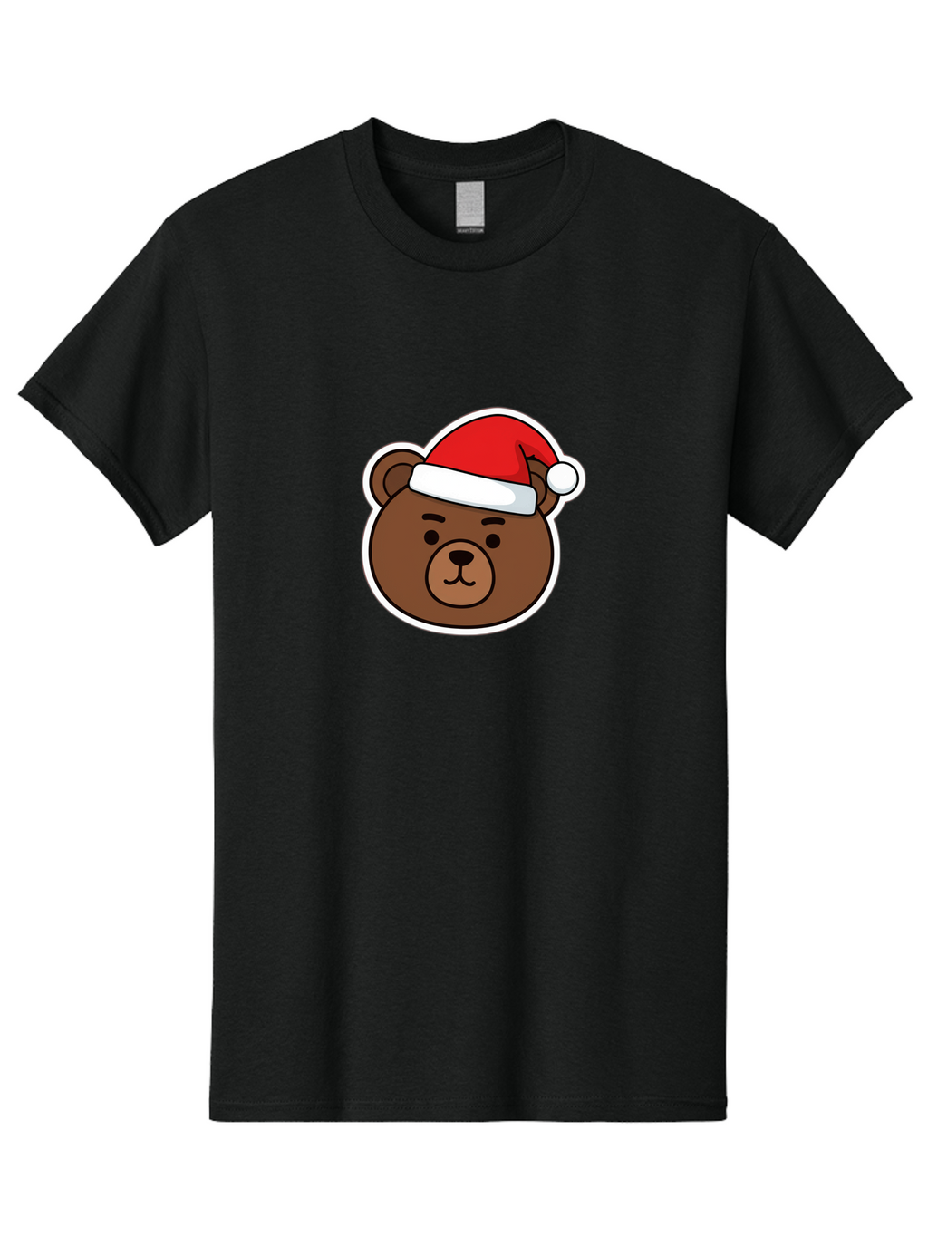 Brown-Bear-Wearing-Christmas-Hat Men'S Graphic Tee, 100% Cotton, Comfortable Casual Summer Wear, Machine Washable, Vintage Camera, Old Camera, Antique Camera, Black Camera, Classic Photography, Photography Equipment, Nostalgic Device, Bae926