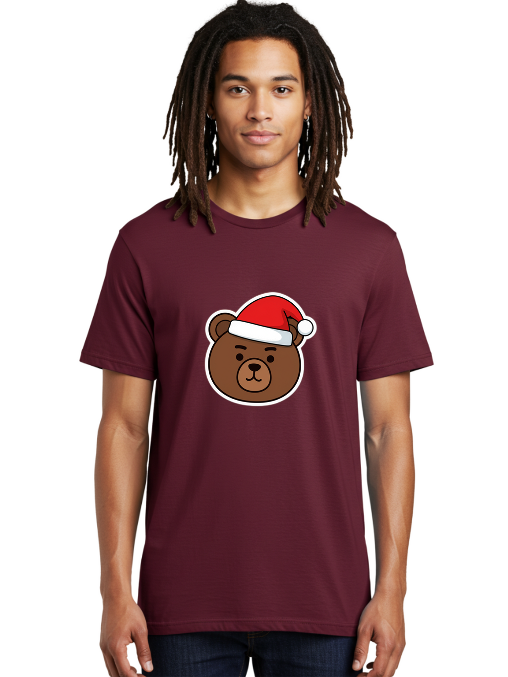 Brown-Bear-Wearing-Christmas-Hat Men'S Graphic Tee, 100% Cotton, Comfortable Casual Summer Wear, Machine Washable, Vintage Camera, Old Camera, Antique Camera, Black Camera, Classic Photography, Photography Equipment, Nostalgic Device, Bae926