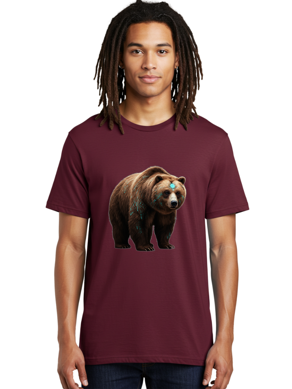 Brown-Bear-With-Blue-Markings Men'S Graphic Tee, 100% Cotton, Comfortable Casual Summer Wear, Machine Washable, Vintage Camera, Old Camera, Antique Camera, Black Camera, Classic Photography, Photography Equipment, Nostalgic Device, Bae927