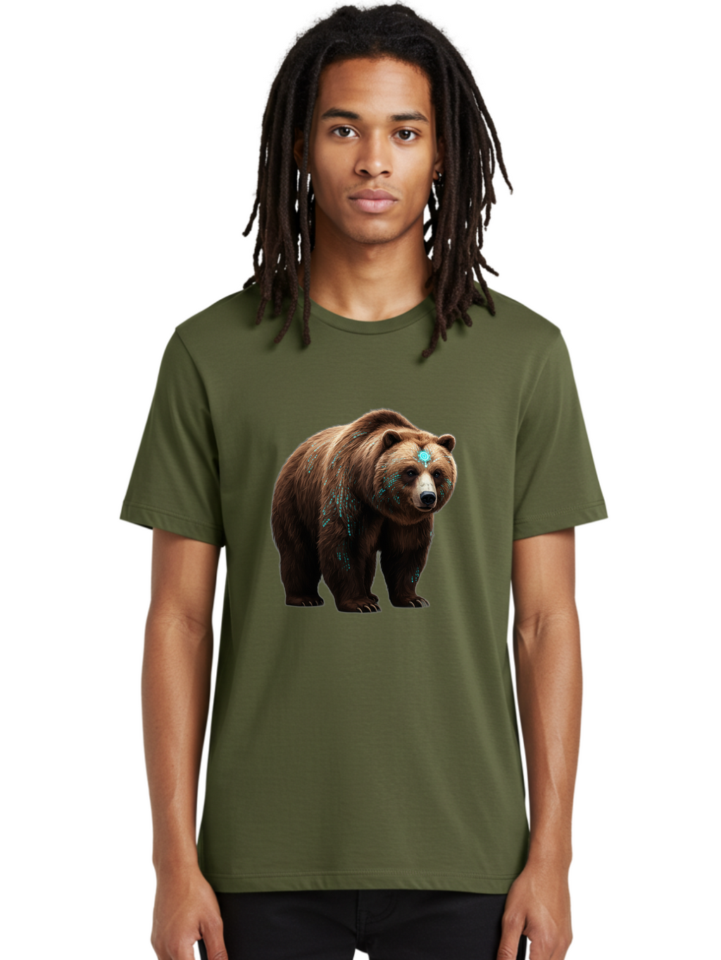Brown-Bear-With-Blue-Markings Men'S Graphic Tee, 100% Cotton, Comfortable Casual Summer Wear, Machine Washable, Vintage Camera, Old Camera, Antique Camera, Black Camera, Classic Photography, Photography Equipment, Nostalgic Device, Bae927