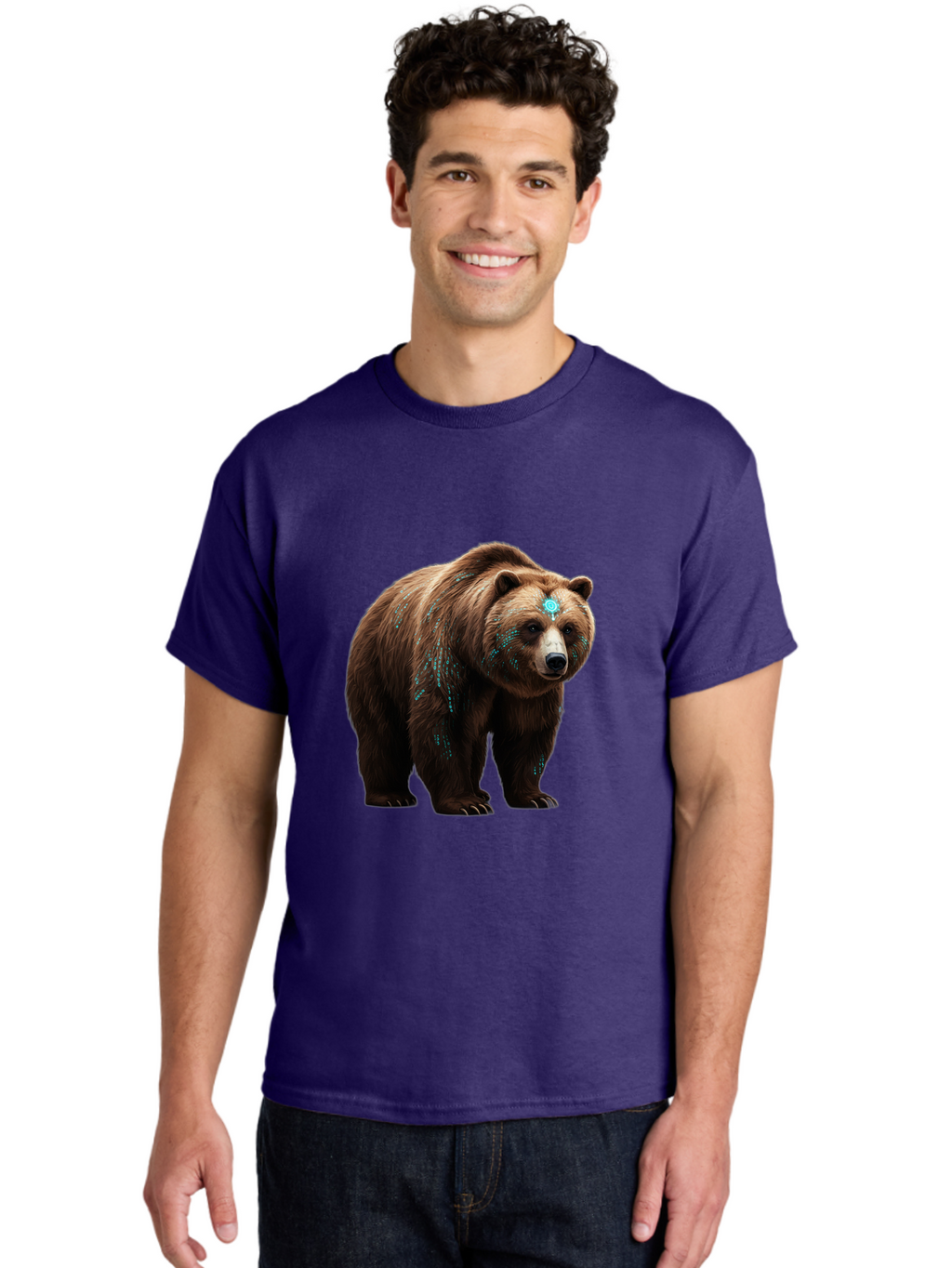 Brown-Bear-With-Blue-Markings Men'S Graphic Tee, 100% Cotton, Comfortable Casual Summer Wear, Machine Washable, Vintage Camera, Old Camera, Antique Camera, Black Camera, Classic Photography, Photography Equipment, Nostalgic Device, Bae927