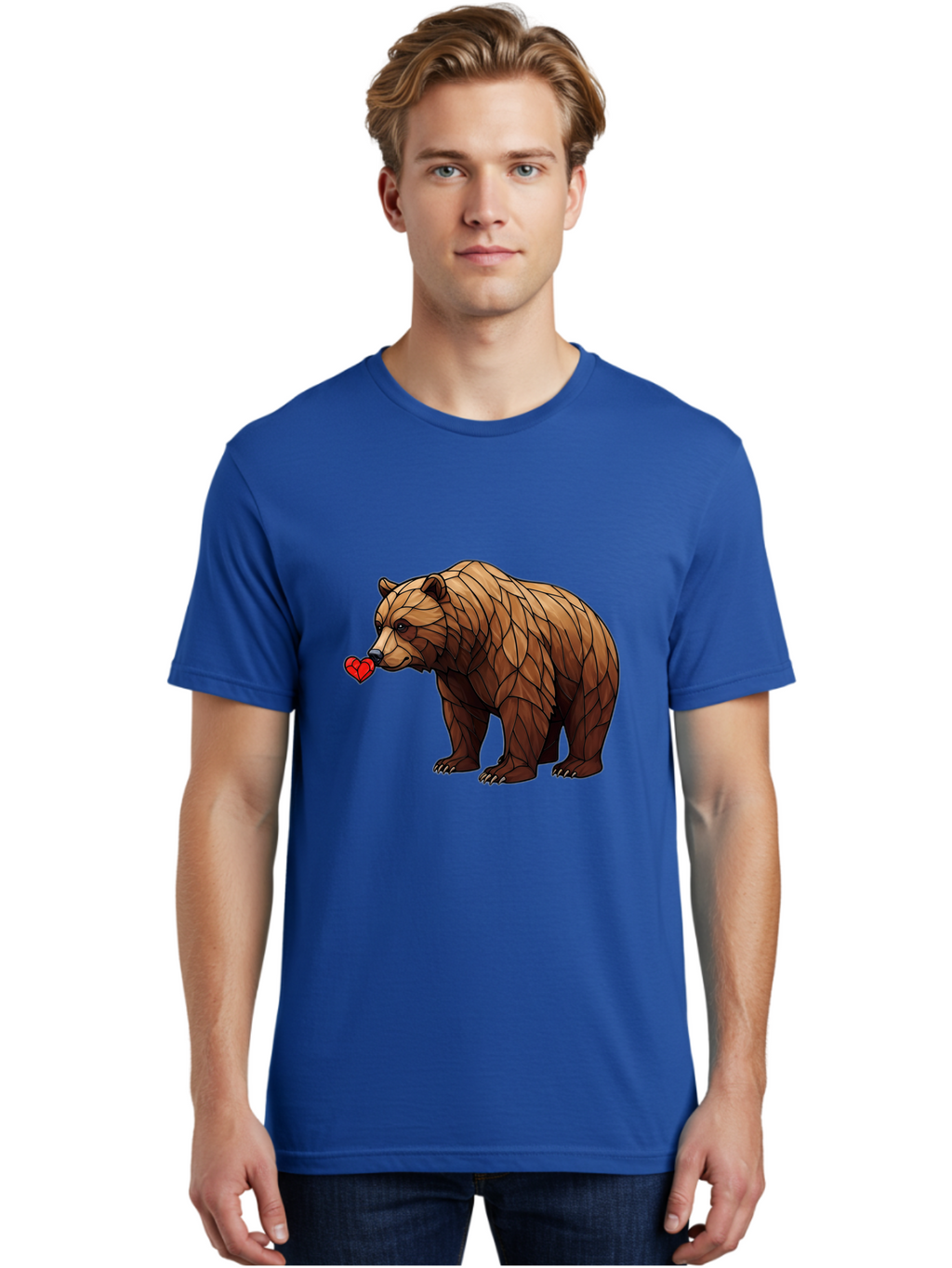 Brown-Bear-With-Heart Men'S Graphic Tee, 100% Cotton, Comfortable Casual Summer Wear, Machine Washable, Vintage Camera, Old Camera, Antique Camera, Black Camera, Classic Photography, Photography Equipment, Nostalgic Device, Film Camera, Bae929