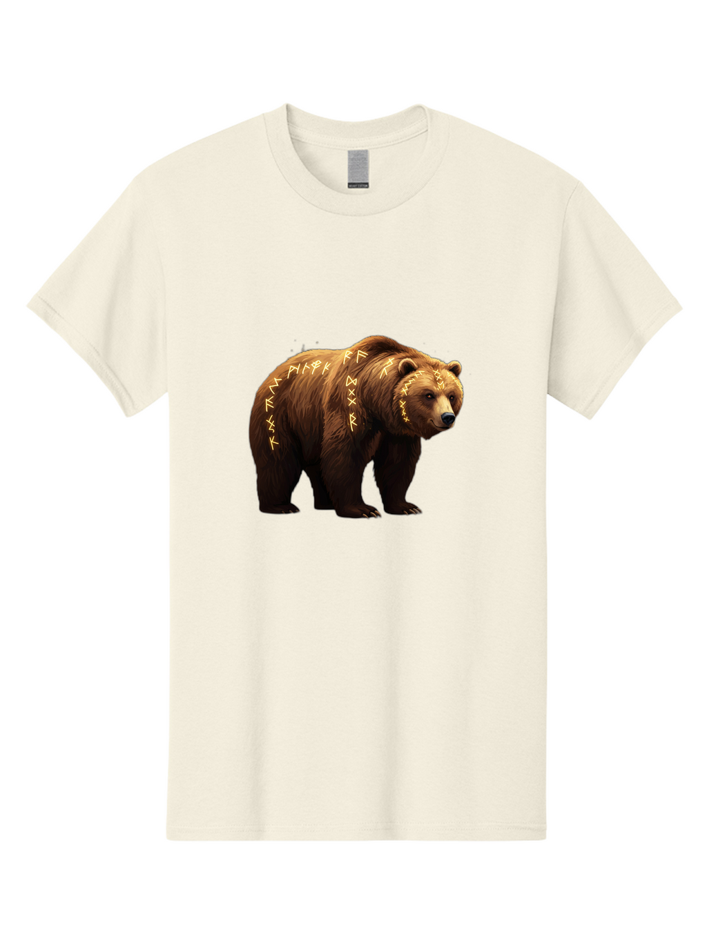 Brown-Bear-With-Runic-Symbols Men'S Graphic Tee, 100% Cotton, Comfortable Casual Summer Wear, Machine Washable, Vintage Camera, Old Camera, Antique Camera, Black Camera, Classic Photography, Photography Equipment, Nostalgic Device, Bae931