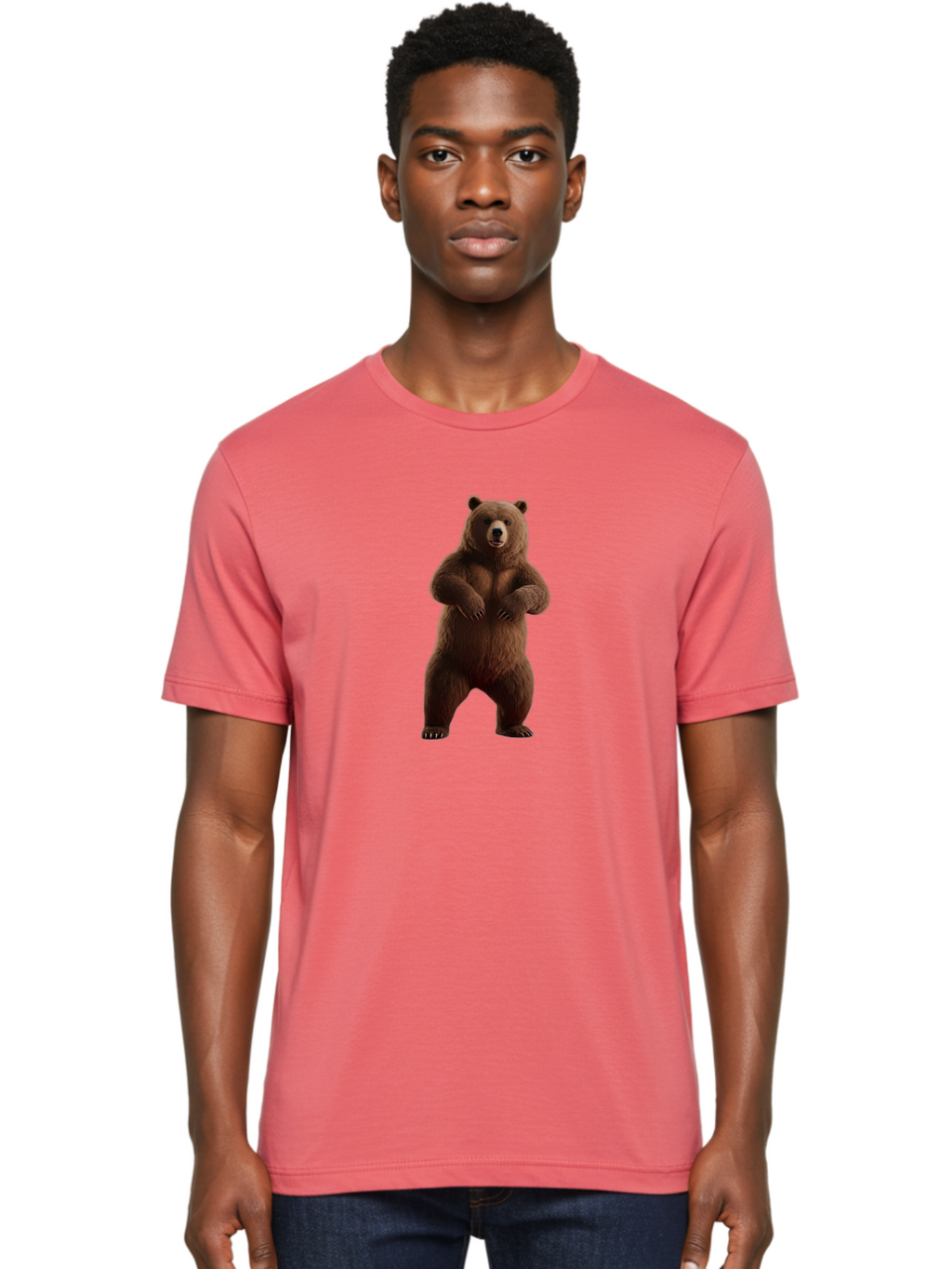 Brown-Bear Men'S Graphic Tee, 100% Cotton, Comfortable Casual Summer Wear, Machine Washable, Vintage Camera, Old Camera, Antique Camera, Black Camera, Classic Photography, Photography Equipment, Nostalgic Device, Film Camera, Camera Art Bae933