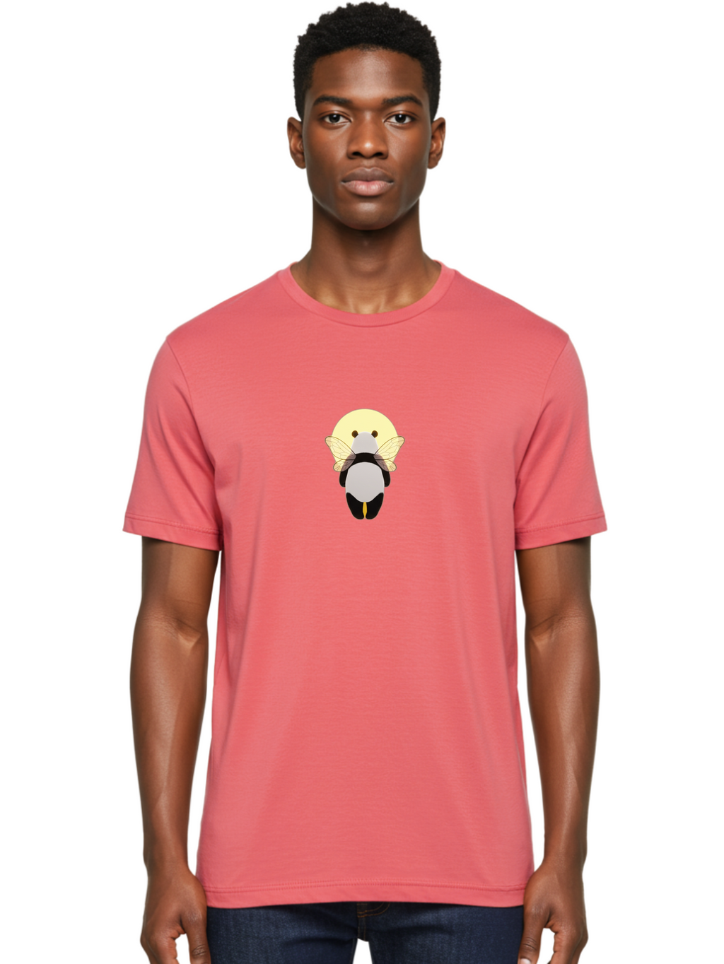 Bumble-Bee Men'S Graphic Tee, 100% Cotton, Comfortable Casual Summer Wear, Machine Washable, Vintage Camera, Old Camera, Antique Camera, Black Camera, Classic Photography, Photography Equipment, Nostalgic Device, Film Camera, Camera Art Bae935