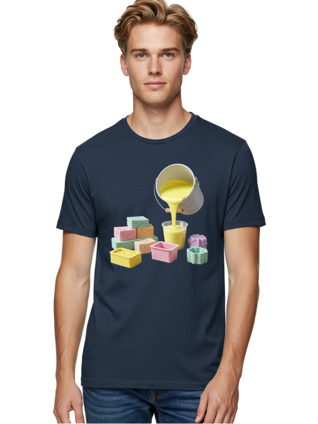 Candle-Pouring Men'S Graphic Tee, 100% Cotton, Comfortable Casual Summer Wear, Machine Washable, Vintage Camera, Old Camera, Antique Camera, Black Camera, Classic Photography, Photography Equipment, Nostalgic Device, Film Camera, Camera Art Bae945