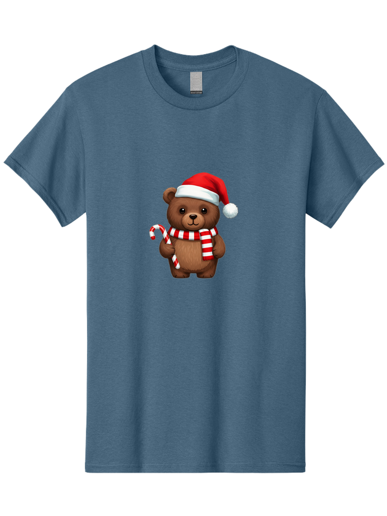Candy-Cane-Bear Men'S Graphic Tee, 100% Cotton, Comfortable Casual Summer Wear, Machine Washable, Vintage Camera, Old Camera, Antique Camera, Black Camera, Classic Photography, Photography Equipment, Nostalgic Device, Film Camera, Camera Art Bae946