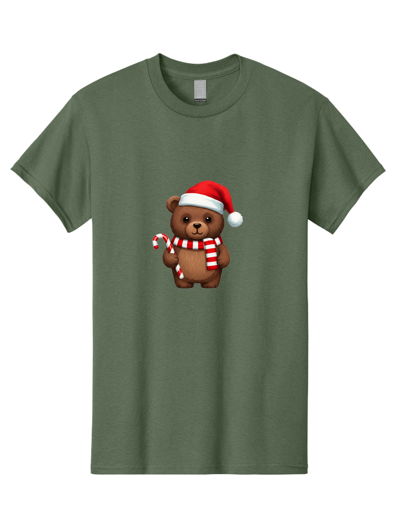 Candy-Cane-Bear Men'S Graphic Tee, 100% Cotton, Comfortable Casual Summer Wear, Machine Washable, Vintage Camera, Old Camera, Antique Camera, Black Camera, Classic Photography, Photography Equipment, Nostalgic Device, Film Camera, Camera Art Bae946