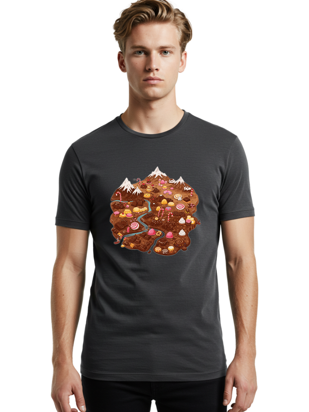 Candy-Land Men'S Graphic Tee, 100% Cotton, Comfortable Casual Summer Wear, Machine Washable, Vintage Camera, Old Camera, Antique Camera, Black Camera, Classic Photography, Photography Equipment, Nostalgic Device, Film Camera, Camera Art Bae947