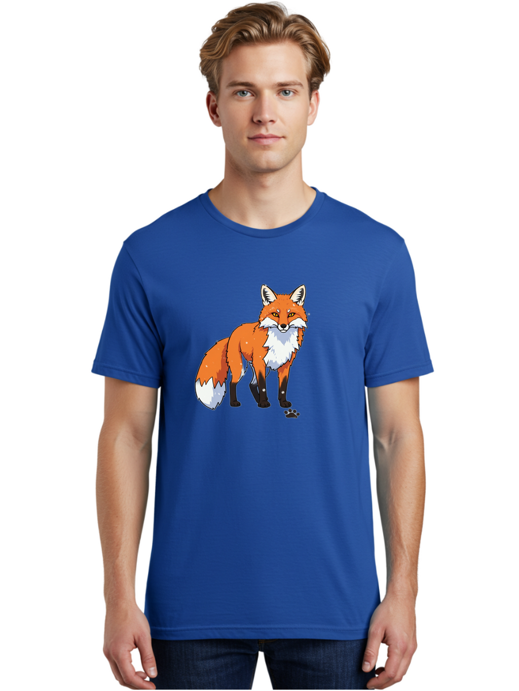 Cartoon-Fox-1 Men'S Graphic Tee, 100% Cotton, Comfortable Casual Summer Wear, Machine Washable, Vintage Camera, Old Camera, Antique Camera, Black Camera, Classic Photography, Photography Equipment, Nostalgic Device, Film Camera, Camera Art Bae950
