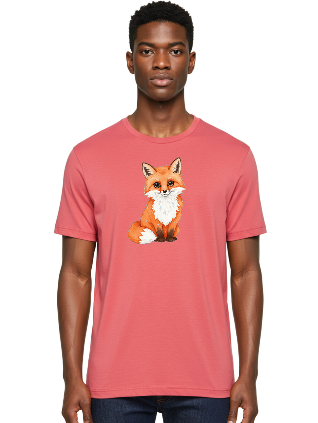 Cartoon-Fox-2 Men'S Graphic Tee, 100% Cotton, Comfortable Casual Summer Wear, Machine Washable, Vintage Camera, Old Camera, Antique Camera, Black Camera, Classic Photography, Photography Equipment, Nostalgic Device, Film Camera, Camera Art Bae951